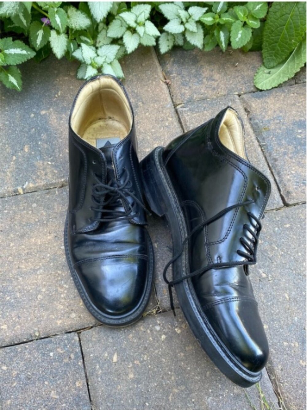 Aldo Men’s Black Leather Cap-Toe Ankle Boots — Size 41 EU (US 8) Summer Sale
